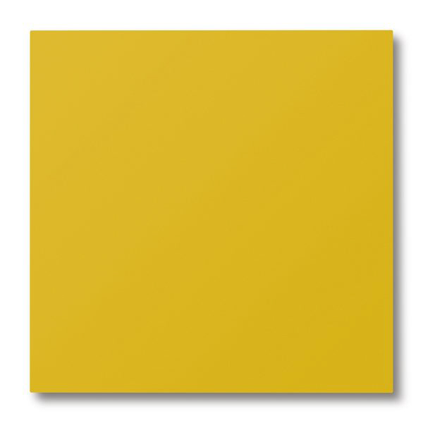 Pannellino di legno laccato giallo 5 gloss, conforme a norma UNI 9796, classe 1