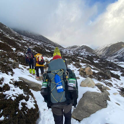 Milesi conquers Mt. Everest – Mt. Everest Fashion Runway 2020